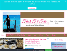 Tablet Screenshot of flashfitfab.com